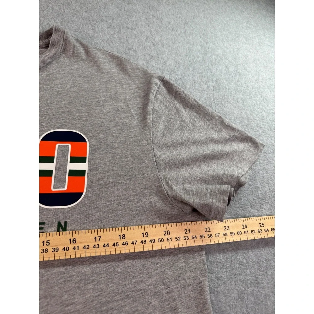Polo Ralph Lauren Mens Classic Fit Gray Graphic T-Shirt Size M Orange Logo Pony